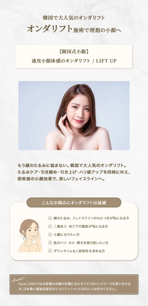 オンダリフト_たるみ_フェイスライン